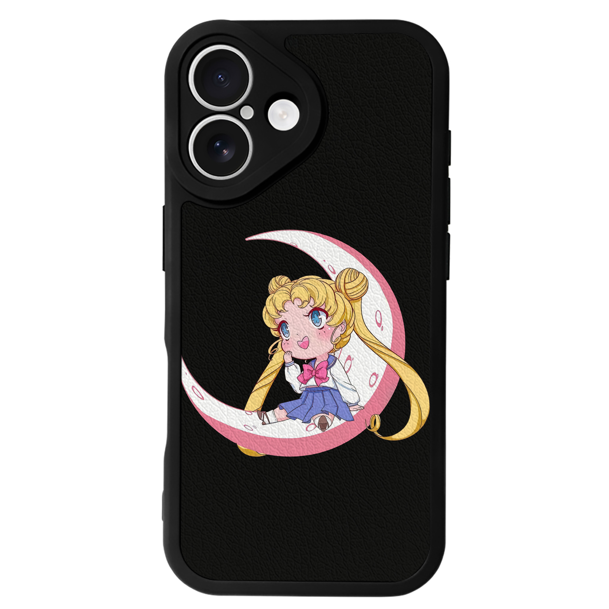 （画像用） 美少女戦士セーラームーン 愛野 美奈子 あいの みなこ Sailor Moon Aino Minako 【iPhone 16シリーズ対応】シリコンスマホケース（レザー調） 材質：シリコン